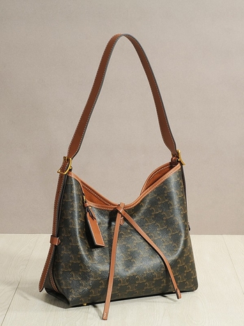 Ženska monogram crossbody torba tipa kanta, 2026 korejskog stila, vrhunske kvalitete, velika zapremina, za svakodnevnu upotrebu