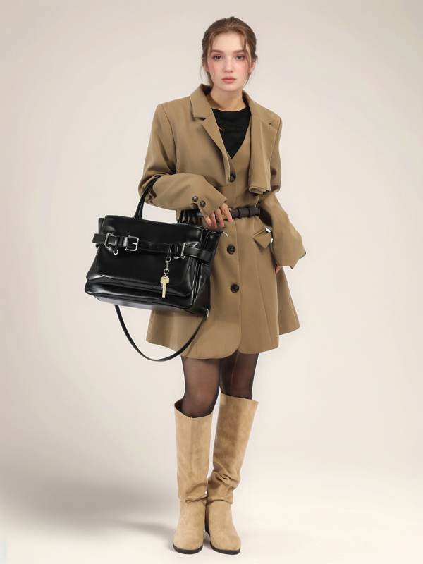 Korejska nišna INS torbica za žene – moto-stil, torba preko ramena i crossbody, novi model 2025