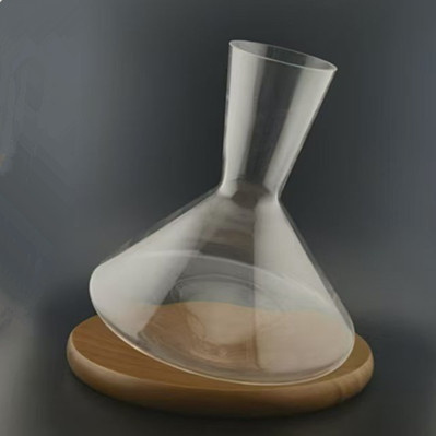 Decantor din sticlă cristal pentru vin roșu, set elegant în stil luxos, capacitate 901–1000 ml