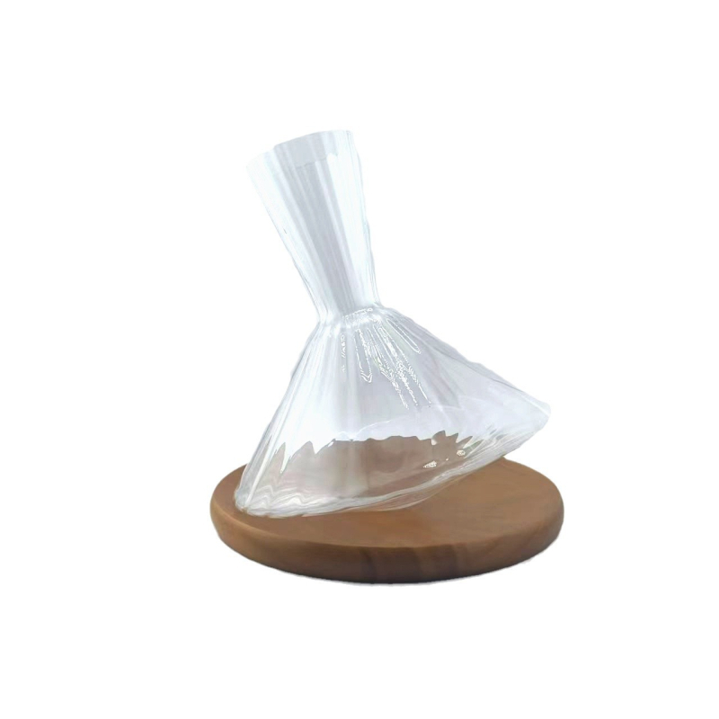 Decantor din sticlă cristal pentru vin roșu, set elegant în stil luxos, capacitate 901–1000 ml