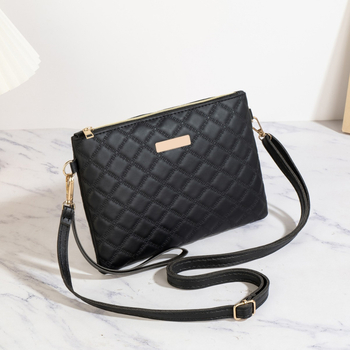 2026 mladi luksuzni nišni dizajn ženska crossbody torba s reljefnim vezom i šljokicama, jednostavan retro stil