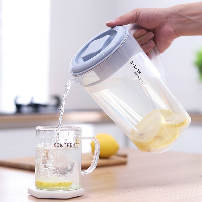 Set din plastic rezistent la temperaturi înalte, cu capacitate mare pentru apă rece, ceainic, ulcior și recipient pentru suc — uz casnic
