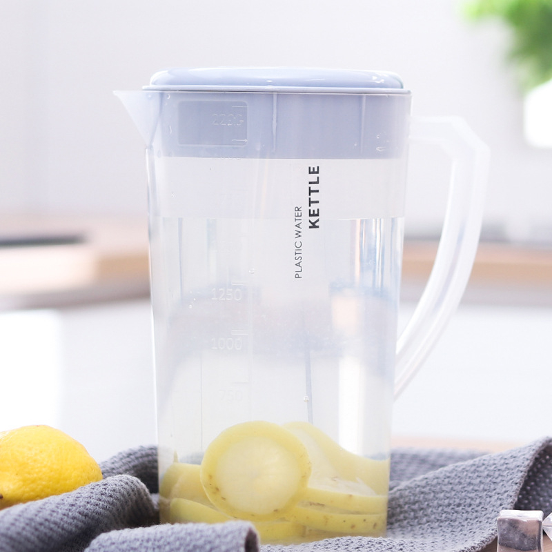 Set din plastic rezistent la temperaturi înalte, cu capacitate mare pentru apă rece, ceainic, ulcior și recipient pentru suc — uz casnic