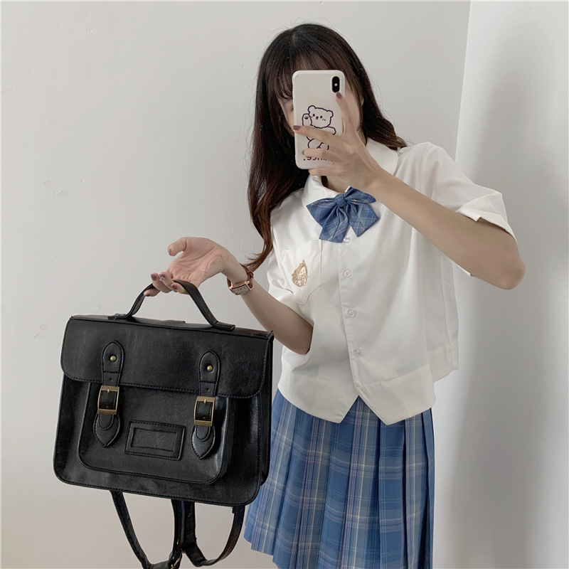 Ženska torba u japanskom stilu, inspirirana uniformom JK, školska torba s velikim kapacitetom, PU materijal