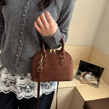 Ženska PU torbica u obliku školjke - mala crossbody torba preko ramena, svjež i sladak stil