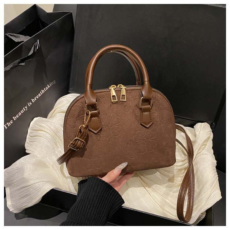 Ženska PU torbica u obliku školjke - mala crossbody torba preko ramena, svjež i sladak stil