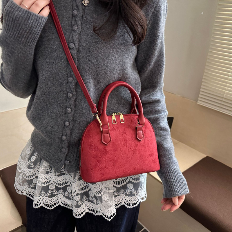 Ženska PU torbica u obliku školjke - mala crossbody torba preko ramena, svjež i sladak stil