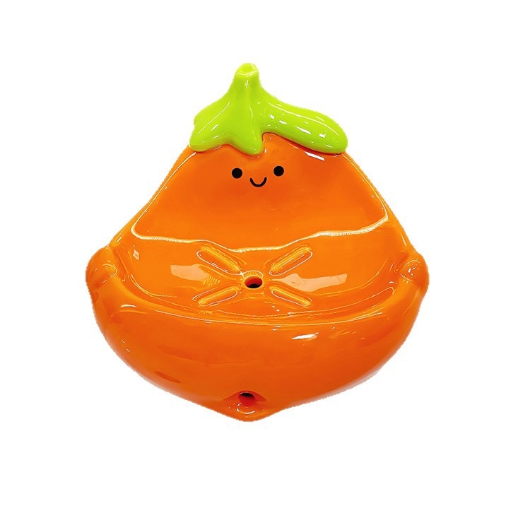 Persimmon Săpun Ceramic, Fără Găuri, Pentru Baie, Suport Pentru Săpun Lângă Chiuvetă