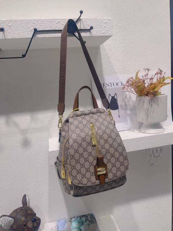Loumixer ženska PVC crossbody torba s natpisom slova, gradski svakodnevni stil, srednja veličina, zatvarač, poliester podstava