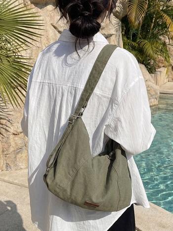 Ženska nubuk torba velike kapacitete, 2026 novi model, retro gradska crossbody torba preko ramena, ležerni tote stil