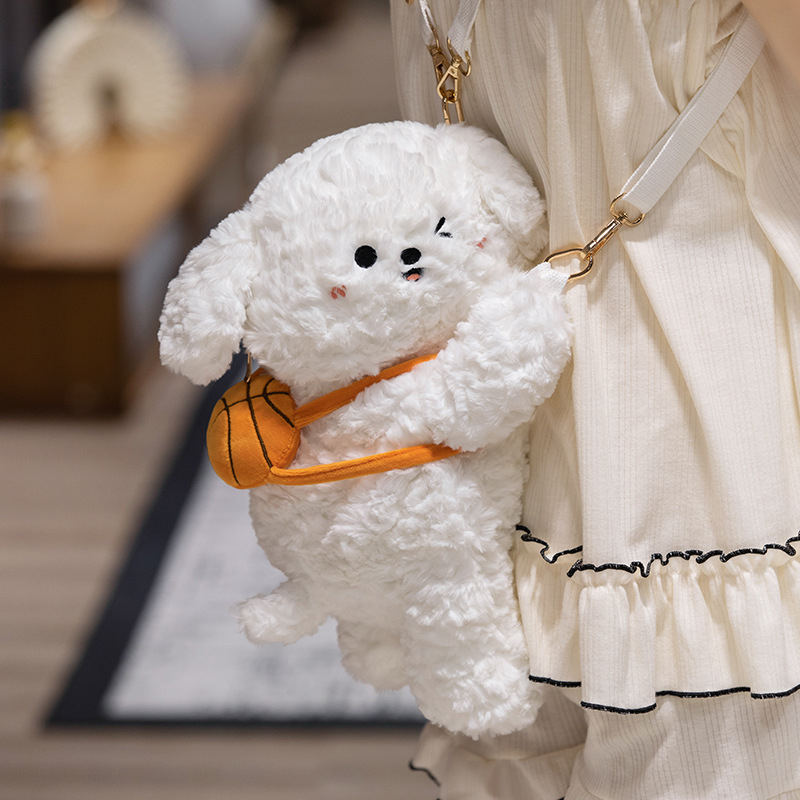 Torba za leđa s motivom životinja – plišani crveni panda i crossbody torba s kapibaram