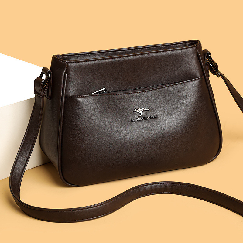 Ženska torbica na rame, novi model 2025, elegantna svakodnevna crossbody torba od sintetičke kože, okruglog oblika