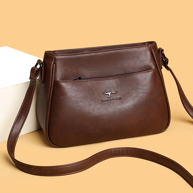 Ženska torbica na rame, novi model 2025, elegantna svakodnevna crossbody torba od sintetičke kože, okruglog oblika