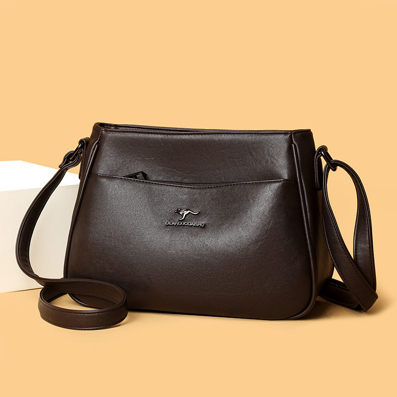 Ženska torbica na rame, novi model 2025, elegantna svakodnevna crossbody torba od sintetičke kože, okruglog oblika