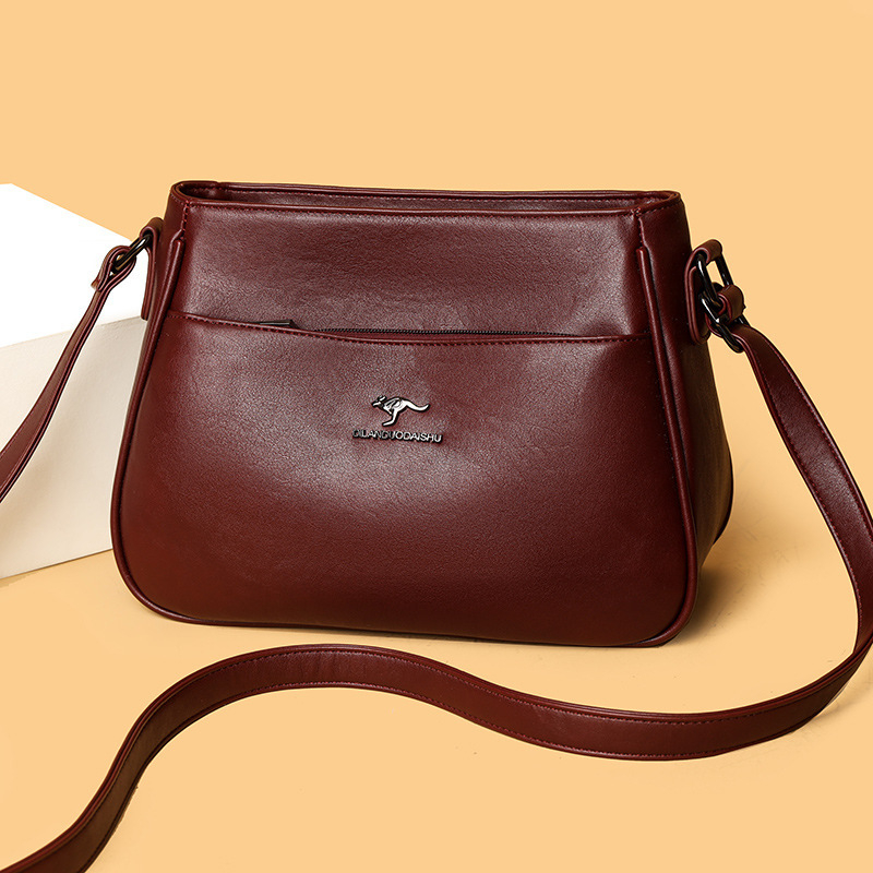 Ženska torbica na rame, novi model 2025, elegantna svakodnevna crossbody torba od sintetičke kože, okruglog oblika