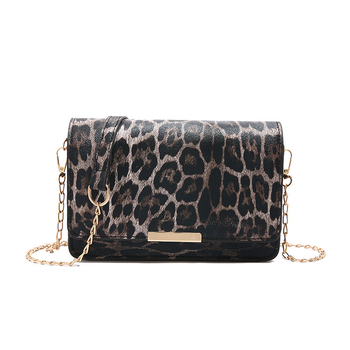 Minimalistička ženska mini kvadratna torbica s leopardim uzorkom, za rame i crossbody, lagani luksuz