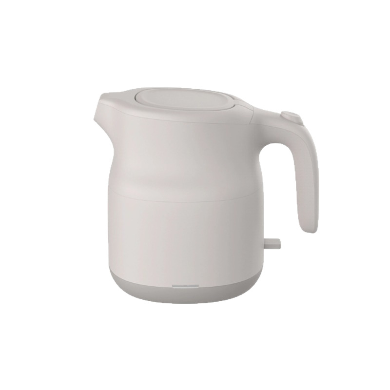 Po Wei fierbător electric pentru hoteluri, compact 0.8 L, oțel inox 316, dublu perete, fierbere rapidă