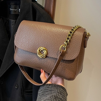 Fujilin ženska crossbody torba s jednim remenom, jednostavna tekstura, horizontalni pravokutni oblik, proljeće 2025