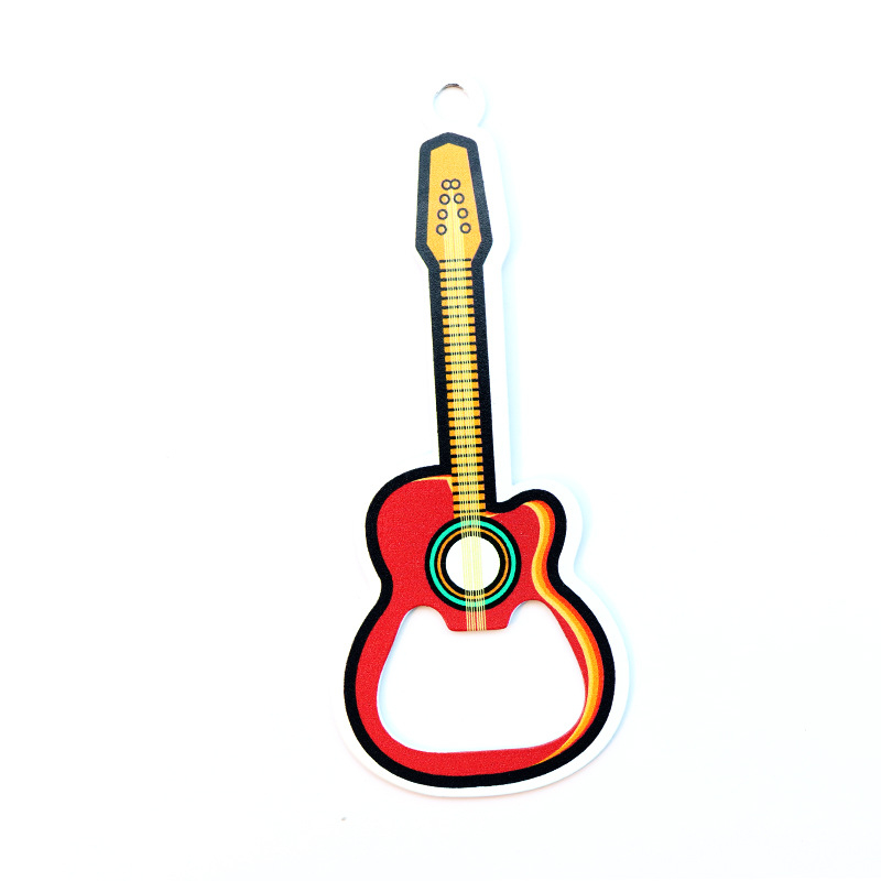 Deschizător de sticle din metal, imprimat – design creativ pentru bucătărie, bere, magnetic, portabil