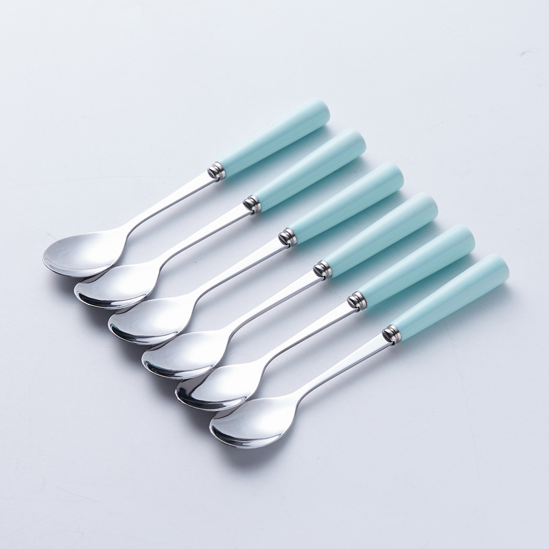 Set de fructe din ceramică, cu furculițe și linguri din oțel inoxidabil, cu recipient de depozitare – bețișoare pentru fructe pentru uz casnic