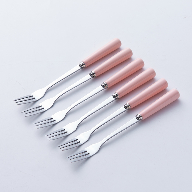 Set de fructe din ceramică, cu furculițe și linguri din oțel inoxidabil, cu recipient de depozitare – bețișoare pentru fructe pentru uz casnic