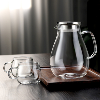 Sticlă borosilicată pentru apă rece, cu capacitate mare, pentru ceai, suc și lapte