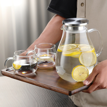 Sticlă borosilicată pentru apă rece, cu capacitate mare, pentru ceai, suc și lapte