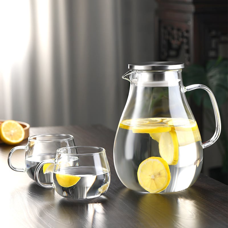 Sticlă borosilicată pentru apă rece, cu capacitate mare, pentru ceai, suc și lapte
