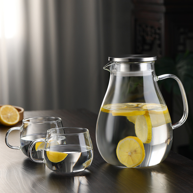 Sticlă borosilicată pentru apă rece, cu capacitate mare, pentru ceai, suc și lapte