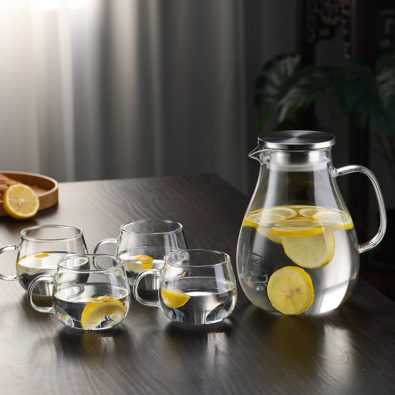 Sticlă borosilicată pentru apă rece, cu capacitate mare, pentru ceai, suc și lapte