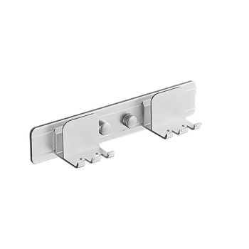 Suport pentru periuțe din aluminiu spațial, montat pe perete - spațiu de depozitare pentru baie