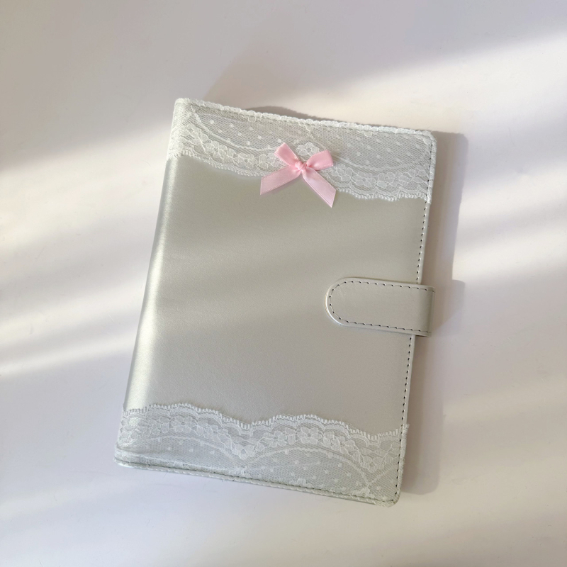 Ins argintiu PU cu cataramă magnetică, binder cu foi cu patru buzunare, pentru fotografii 3 inch Polaroid, album idol pentru colecția de carduri