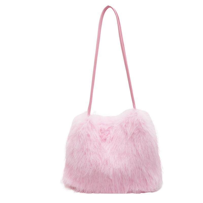 Ženska pliš torba za jesen-zimu, s plisiranim dizajnom, velika kapaciteta, crossbody torba u korejskom stilu
