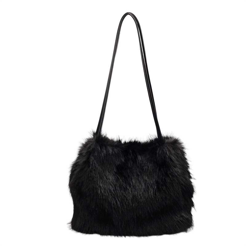 Ženska pliš torba za jesen-zimu, s plisiranim dizajnom, velika kapaciteta, crossbody torba u korejskom stilu