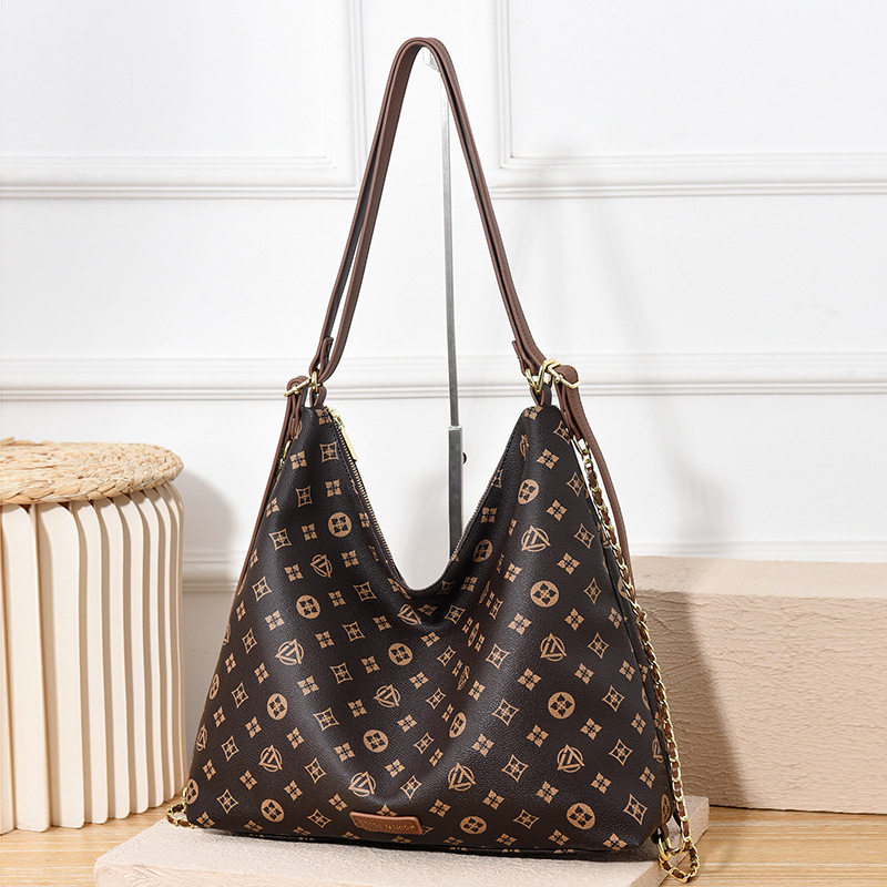 Ženska torba 2025 — novi jesensko-zimski model velike kapacitete Tote, elegantan izgled i višenamjenska upotreba za rame i crossbody.