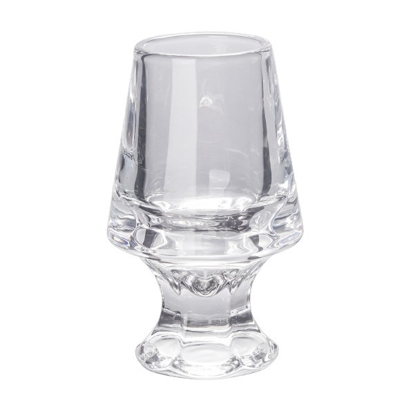 Pahar de whiskey pentru degustare, cu dungi, cristal gros, pahar premium pentru băuturi spirtoase