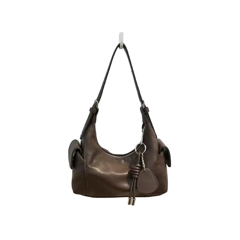 Yahe 2025 novi model ženska hobo torbica s lychee teksturom, crossbody/rameni stil, vrhunski dojam