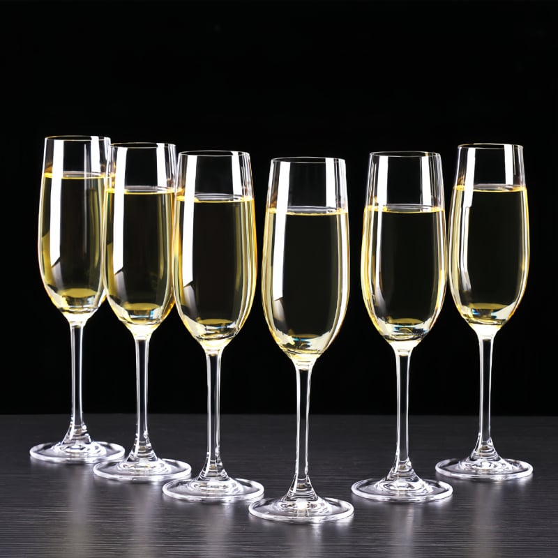 Set de pahare pentru vin roșu, stil european, pahar din sticlă pentru șampanie, transparent, 201-300 ml