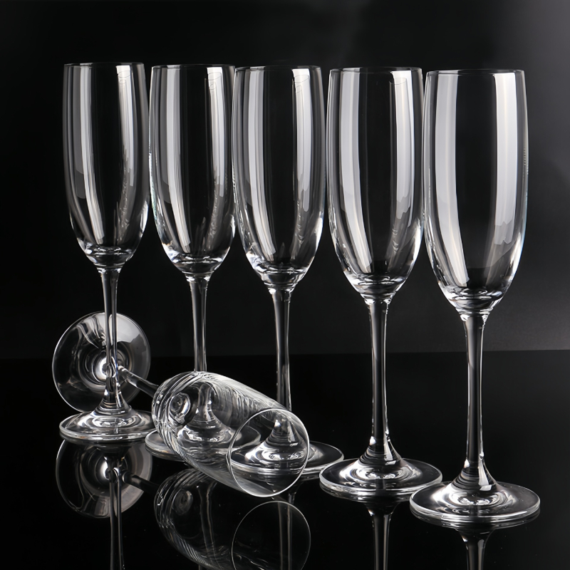 Set de pahare pentru vin roșu, stil european, pahar din sticlă pentru șampanie, transparent, 201-300 ml