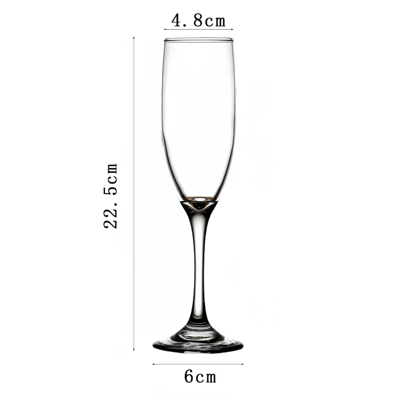 Set de pahare pentru vin roșu, stil european, pahar din sticlă pentru șampanie, transparent, 201-300 ml