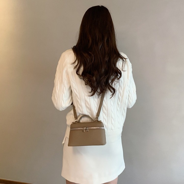 Višenamjenska mala kvadratna torbica, 2025 modni trend, ženska luksuzna Kelly torba, s jednom naramenicom i crossbody nošenjem, za šminku