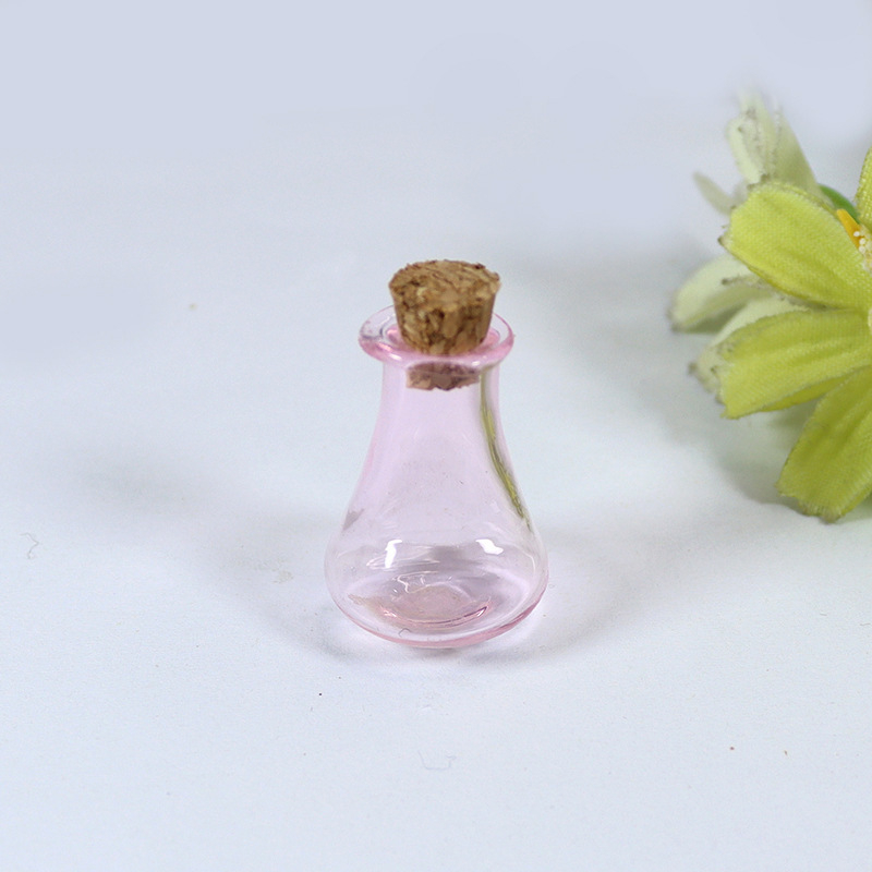 Mini sticlă de dorințe din sticlă – recipient gol pentru bijuterii DIY, formă specială, sticlă plutitoare