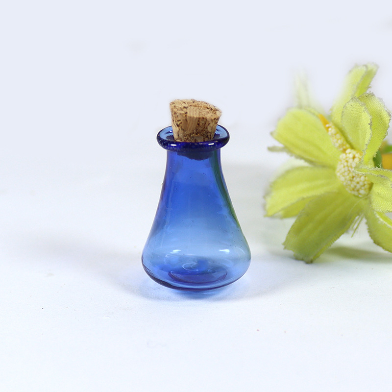 Mini sticlă de dorințe din sticlă – recipient gol pentru bijuterii DIY, formă specială, sticlă plutitoare