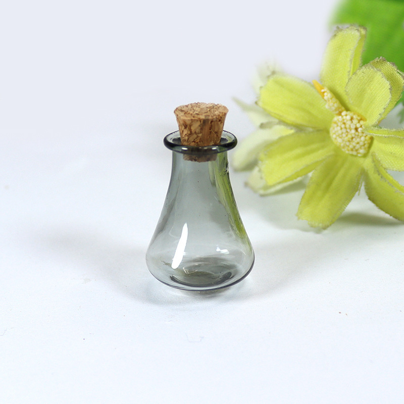 Mini sticlă de dorințe din sticlă – recipient gol pentru bijuterii DIY, formă specială, sticlă plutitoare