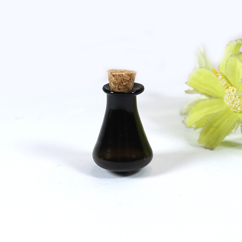 Mini sticlă de dorințe din sticlă – recipient gol pentru bijuterii DIY, formă specială, sticlă plutitoare