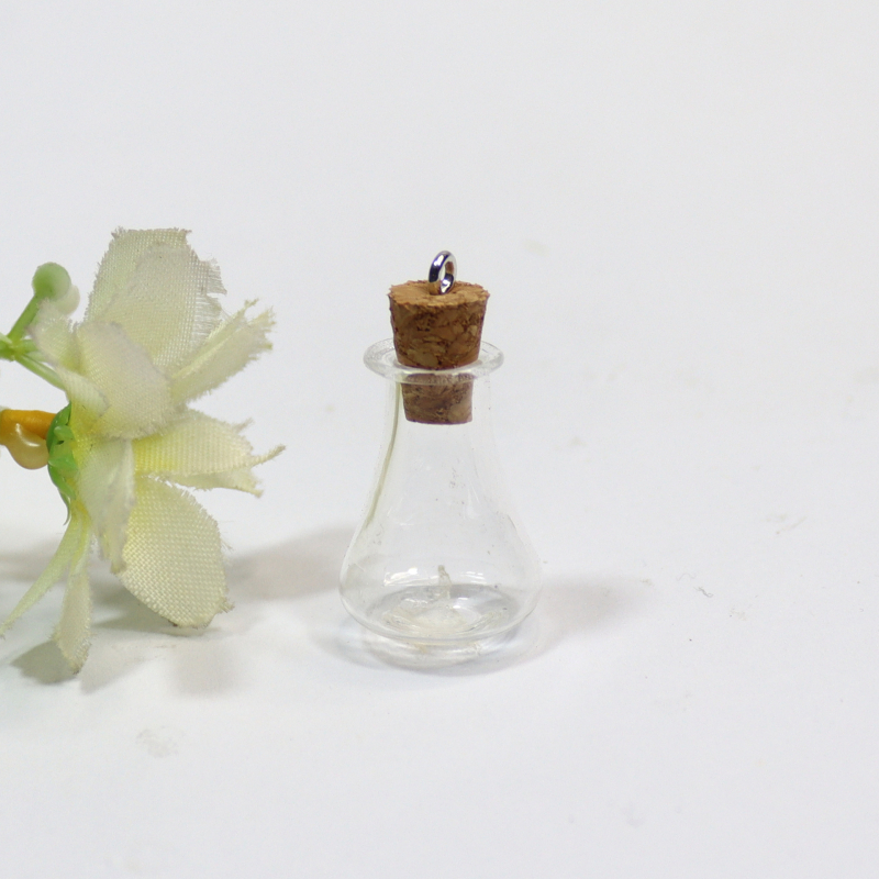 Mini sticlă de dorințe din sticlă – recipient gol pentru bijuterii DIY, formă specială, sticlă plutitoare