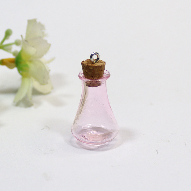 Mini sticlă de dorințe din sticlă – recipient gol pentru bijuterii DIY, formă specială, sticlă plutitoare