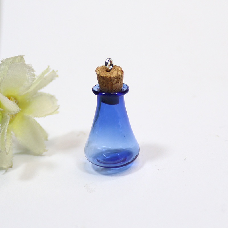Mini sticlă de dorințe din sticlă – recipient gol pentru bijuterii DIY, formă specială, sticlă plutitoare