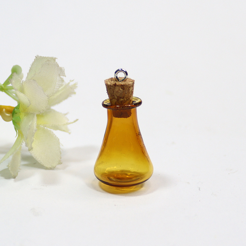 Mini sticlă de dorințe din sticlă – recipient gol pentru bijuterii DIY, formă specială, sticlă plutitoare