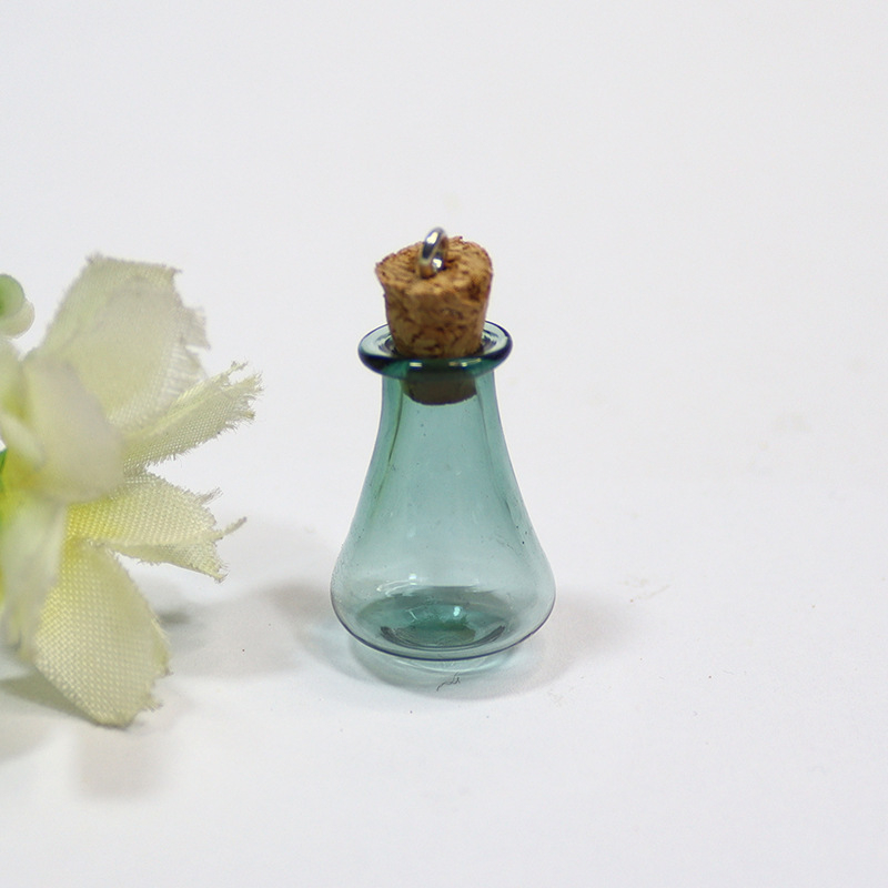 Mini sticlă de dorințe din sticlă – recipient gol pentru bijuterii DIY, formă specială, sticlă plutitoare